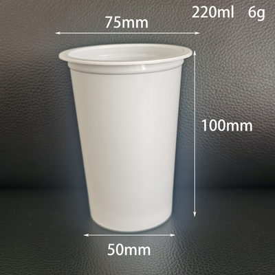 255ml 8oz Polypropylene Yogurt Containers Food Grade Disposable Ice Cream  Cup