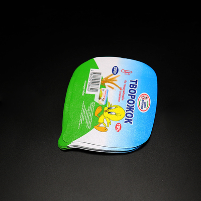 38mic 7.4cm Foil Yogurt Lids Recyclable Anti Acid For Plastic Cup Retain  Freshness